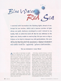 Blue waters Red Sea Africa Geographic Magazine - Lesley Rochat Publications