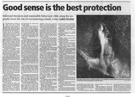 Good sense is best protection - Lesley Rochat